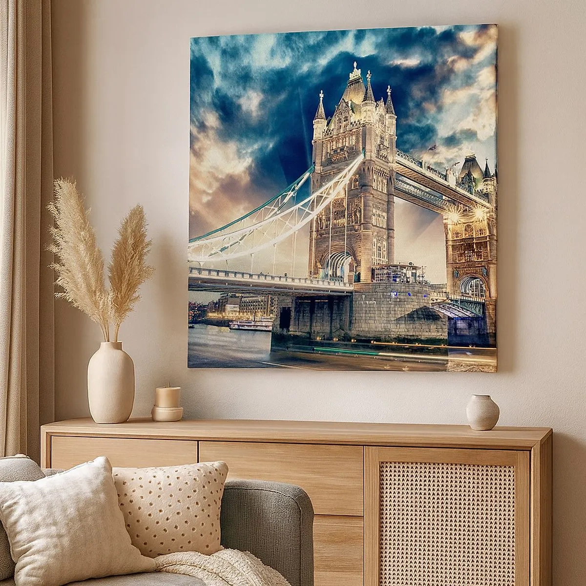 Impression sur toile - Image sur toile - Monument de l'empire victorien - 30x30 cm