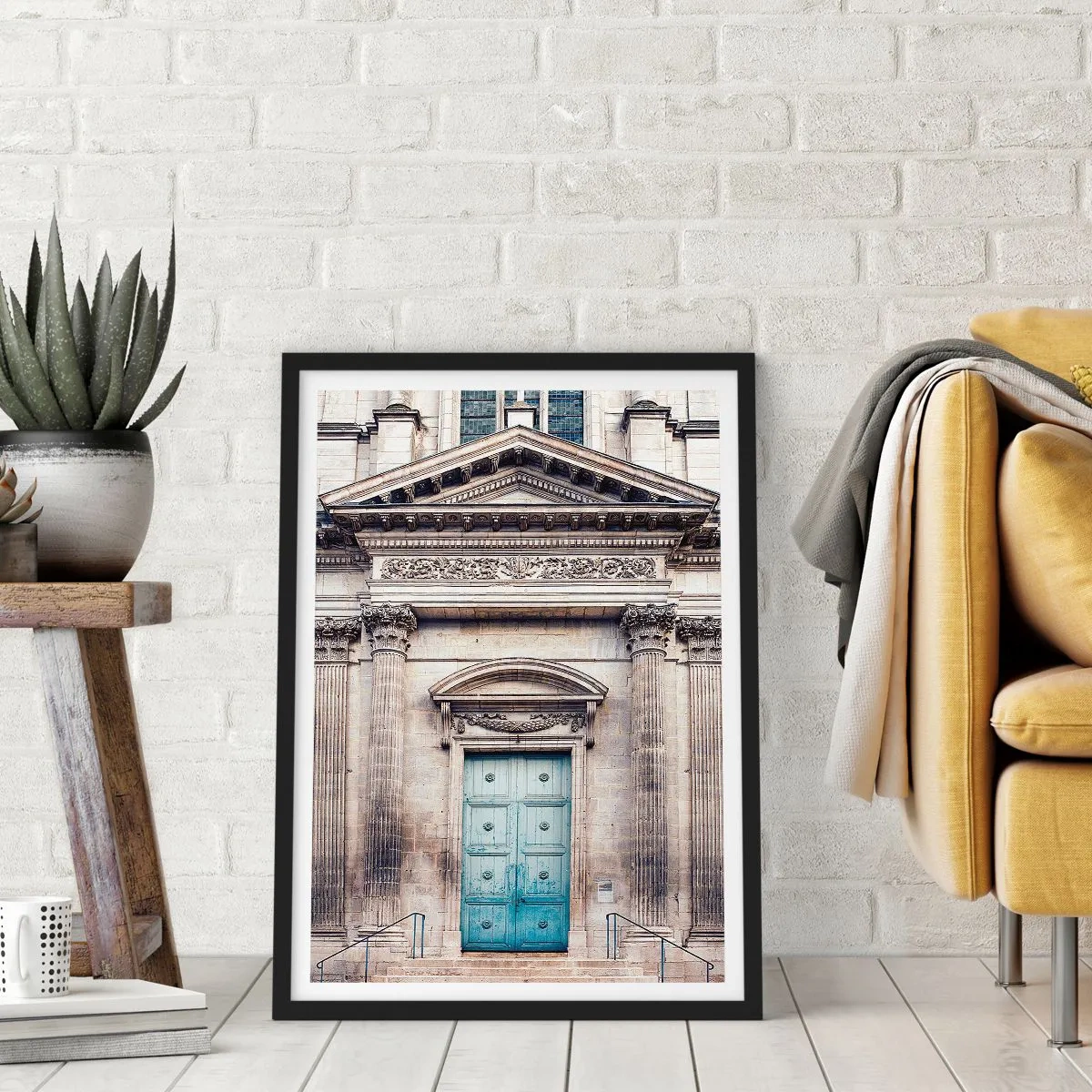 Affiche dans un cadre noir - Poster - La porte d'entrée vers le monde de l'esprit - 30x40 cm