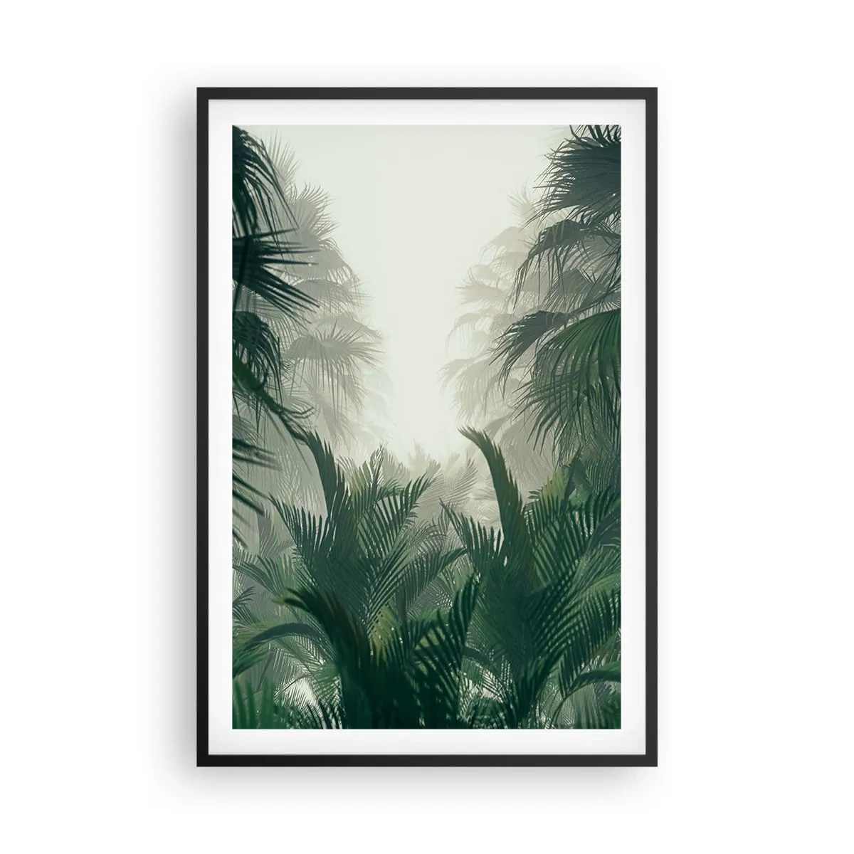 Affiche dans un cadre noir - Poster - Secret tropical - 61x91 cm