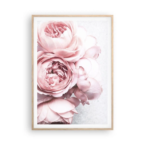 Affiche dans un chêne clair - Poster - Pour les romantiques - 70x100 cm