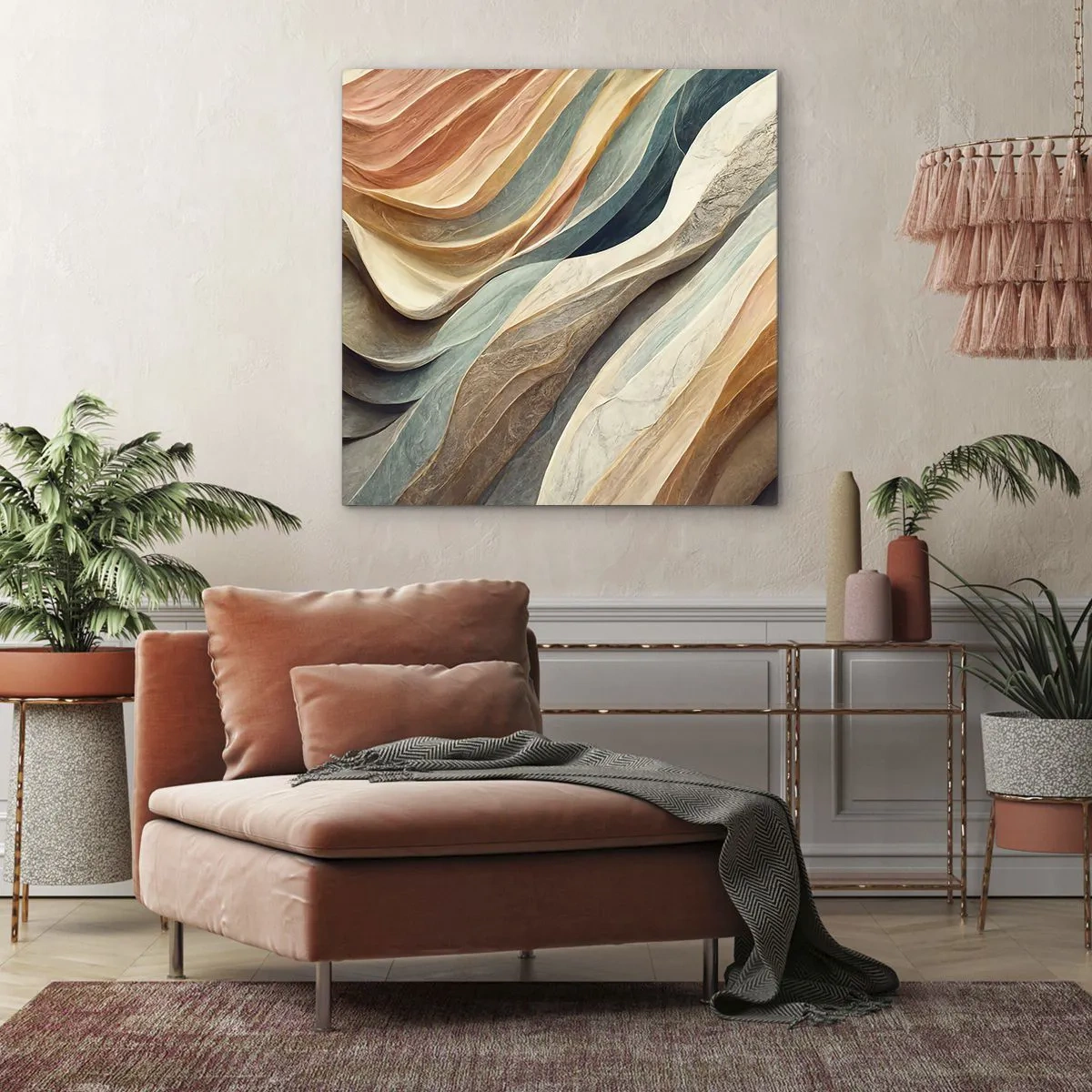 Impression sur toile - Image sur toile - Le moment avant le changement - 50x50 cm