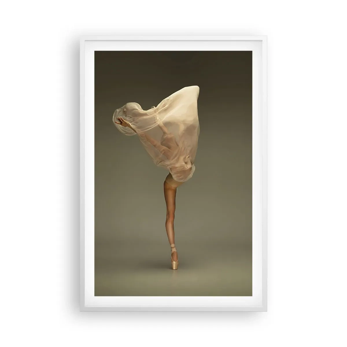 Affiche dans un cadre blanc - Poster - Il va bientôt s'envoler - 61x91 cm