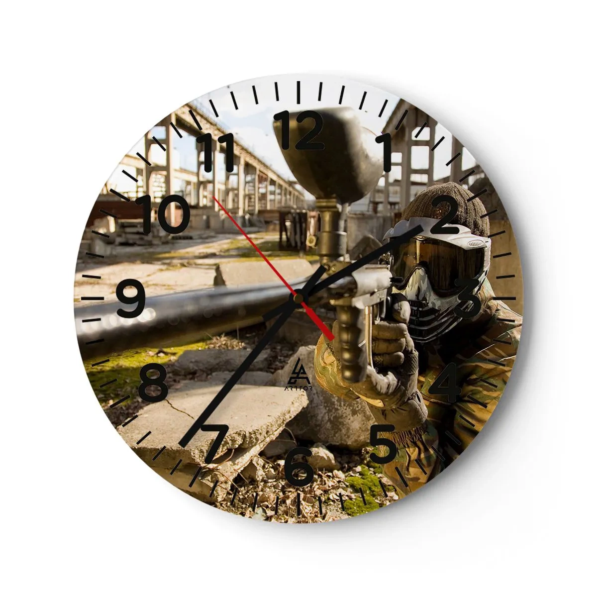 Horloge murale - Pendule murale - Et vous pouvez devenir un héros - 30x30 cm