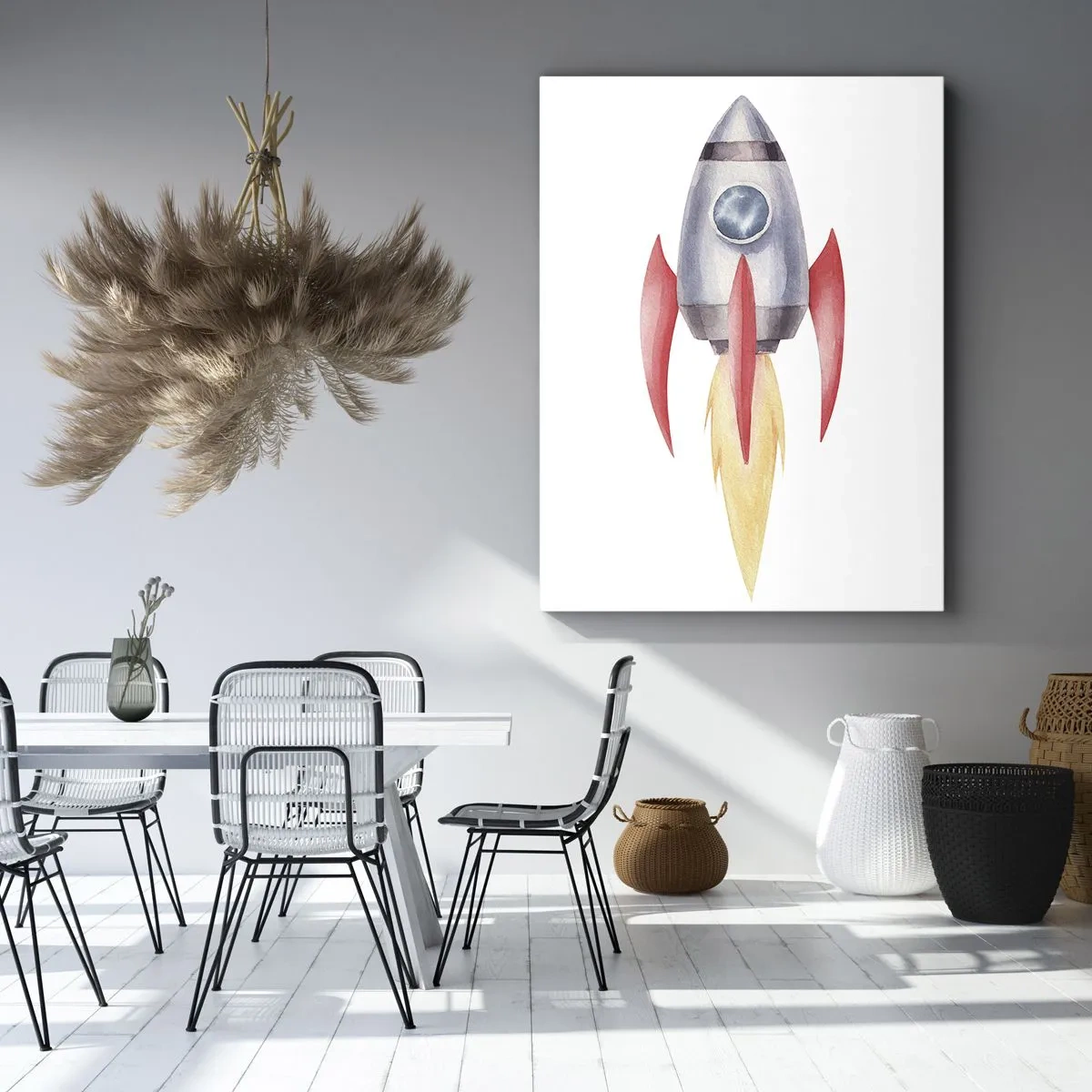 Impression sur toile - Image sur toile - Plus haut, plus vite, plus loin - 45x80 cm