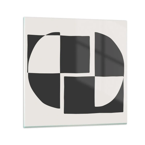 Impression sur verre - Image sur verre - Antithèse - Synthèse - 60x60 cm