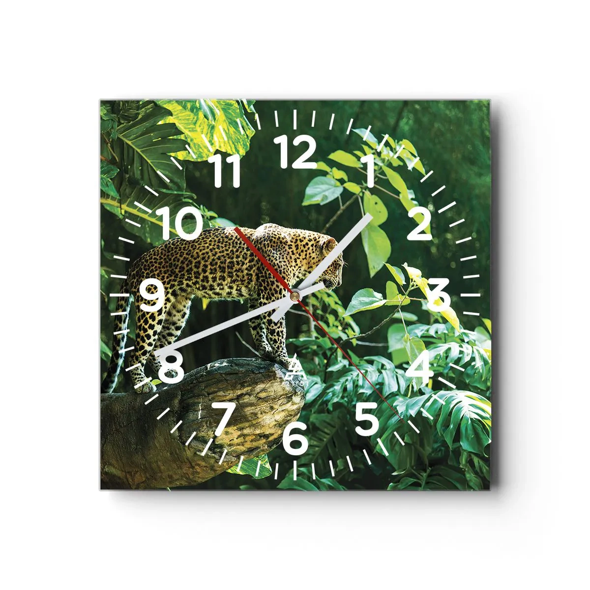 Horloge murale - Pendule murale - À la chasse? - 30x30 cm