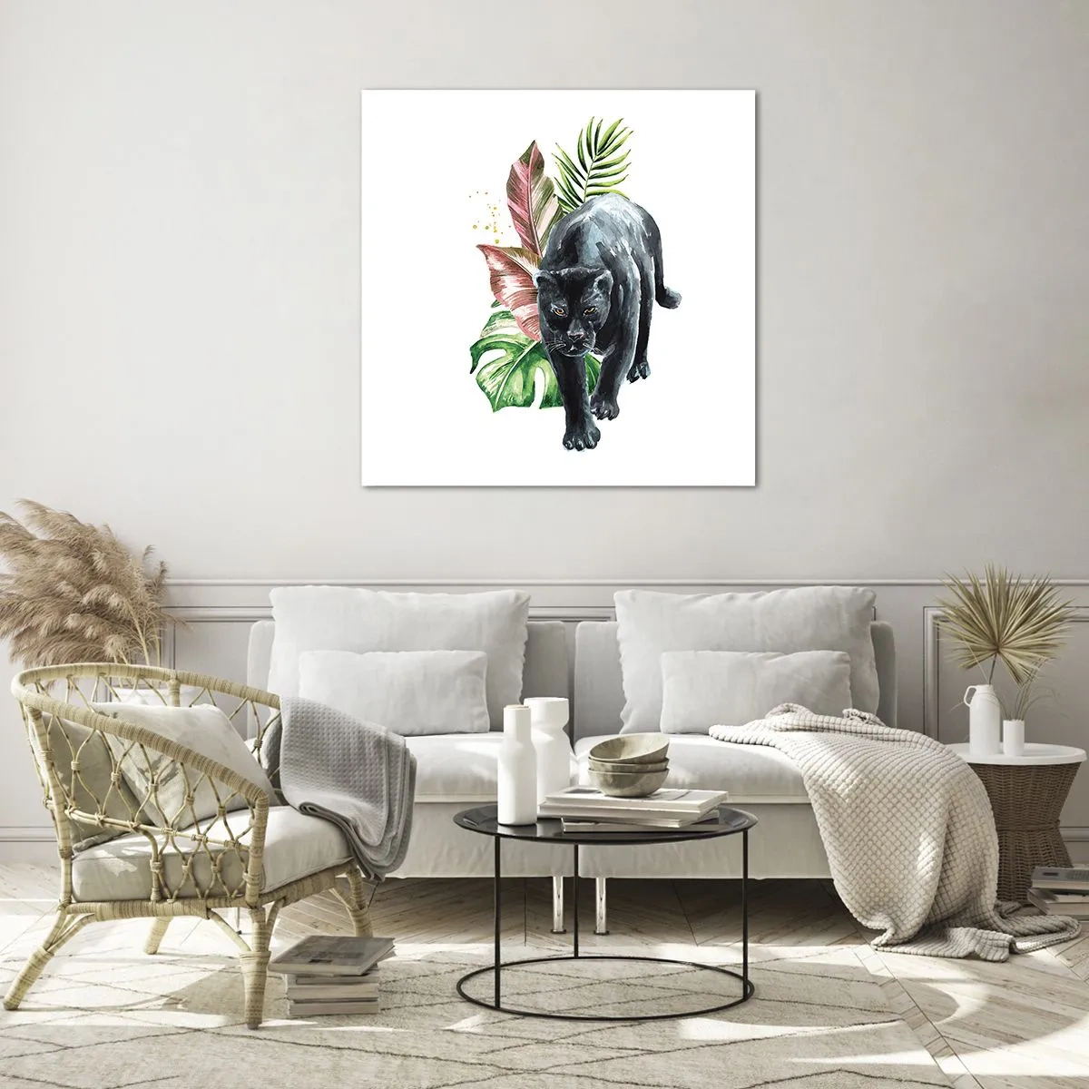 Impression sur verre - Image sur verre - Sauvagerie du coeur - 40x40 cm