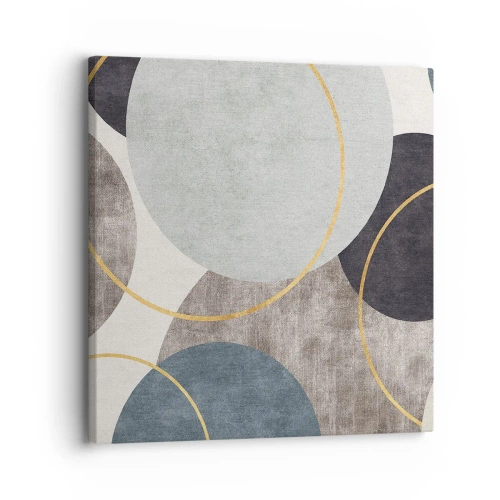 Impression sur toile - Image sur toile - Cercles sur cercles - 30x30 cm