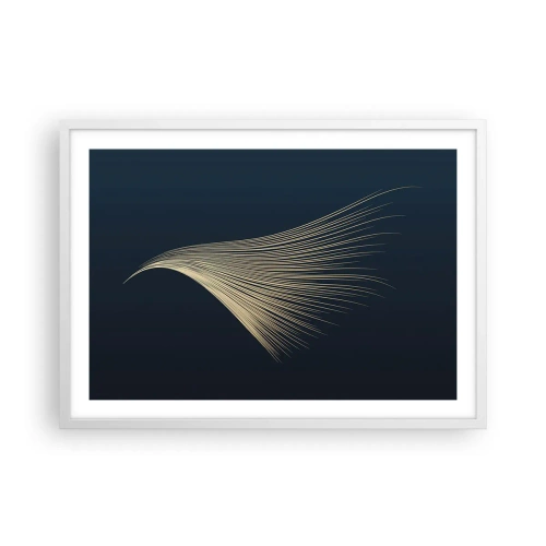 Affiche dans un cadre blanc - Poster - Comme les cheveux d'un ange - 70x50 cm