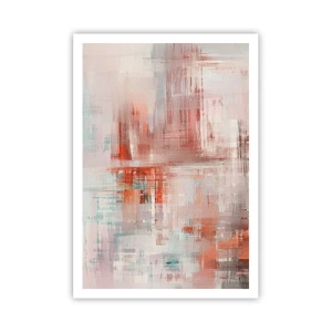Affiche - Poster - Brumeux. Mais rose - 70x100 cm