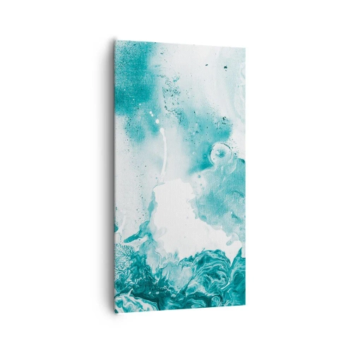 Impression sur toile - Image sur toile - Marécage bleu - 65x120 cm