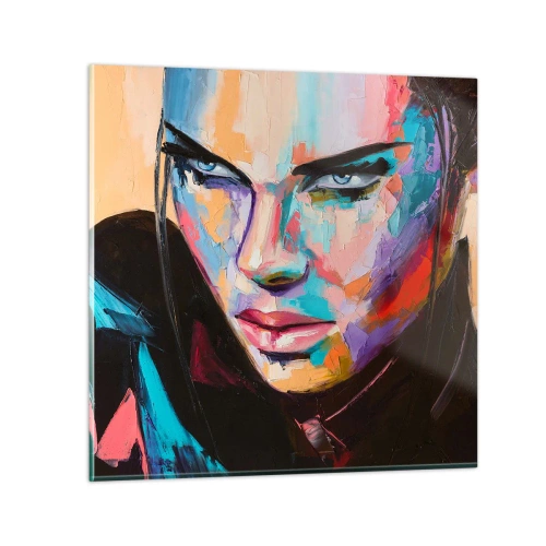 Impression sur verre - Image sur verre - Le coeur sauvageon - 70x70 cm