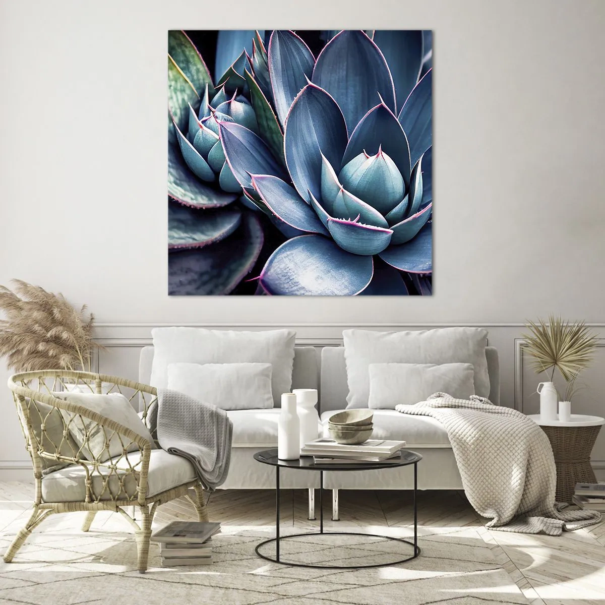 Impression sur verre - Image sur verre - Force vital - 70x70 cm