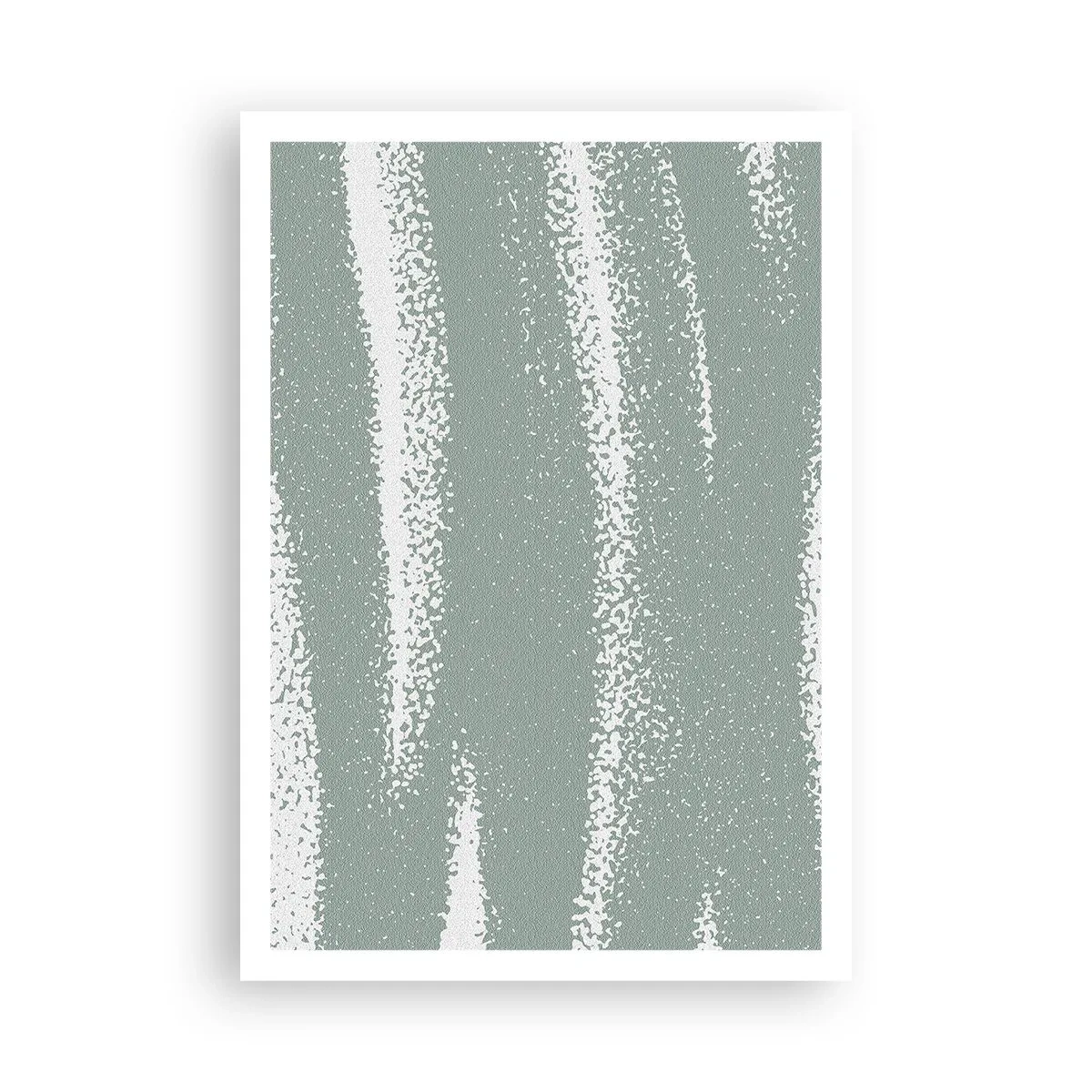 Affiche - Poster - Abstraction dans un climat hivernal - 70x100 cm