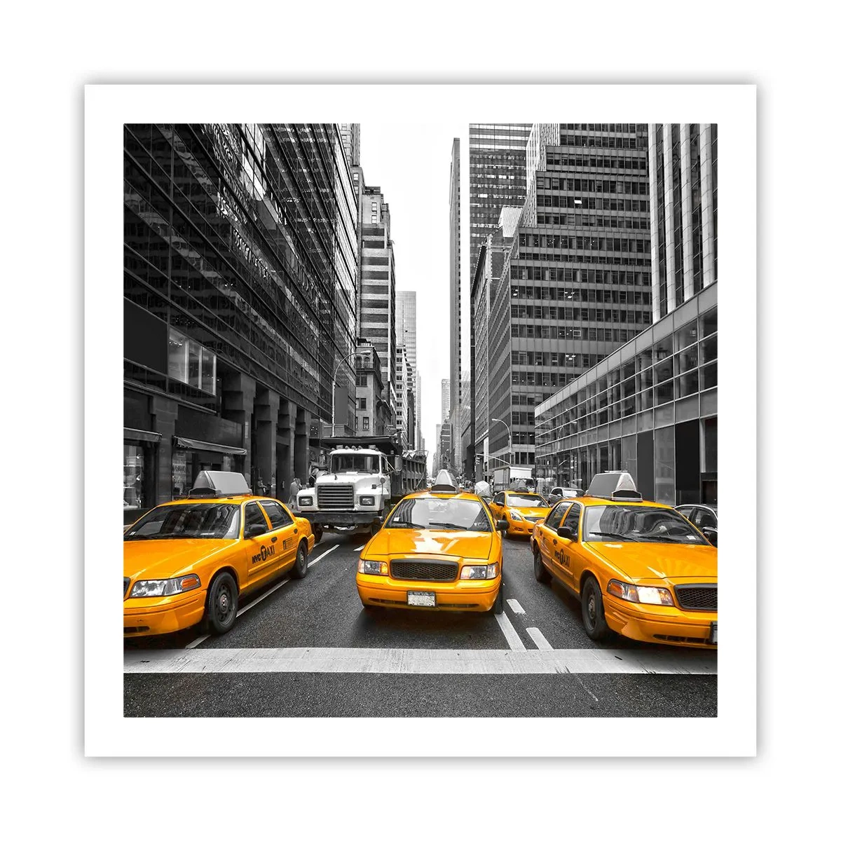 Affiche - Poster - C'est nous qui colorons la ville - 60x60 cm