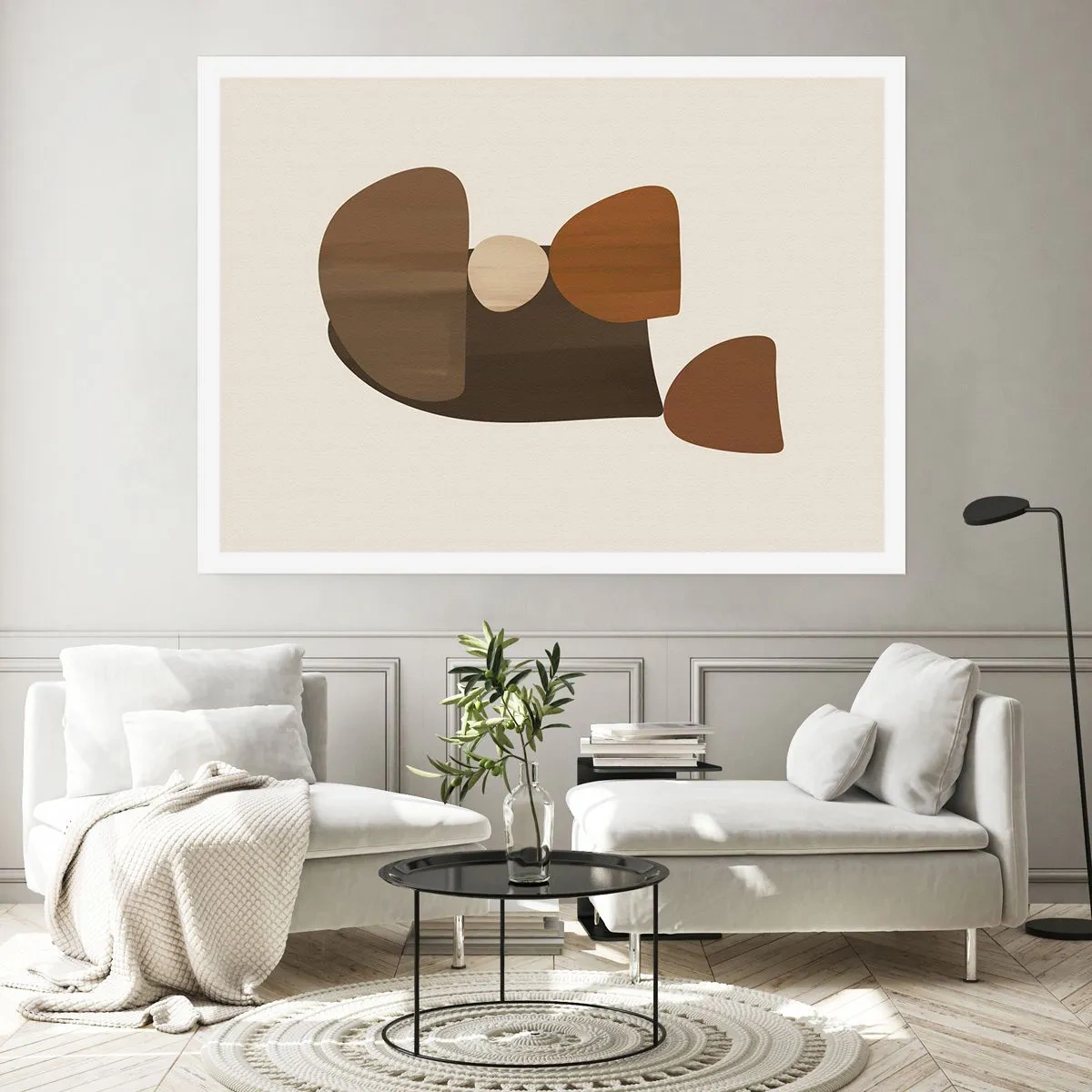 Affiche - Poster - Composition de marrons - 70x50 cm