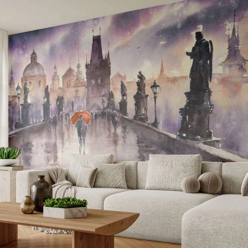 Papier Peint Autocollant Deluxe Sticker - Les gens ne changent pas - Pont, Paysage, Classique - 500x350 cm