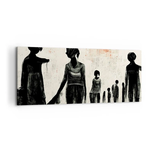 Impression sur toile - Image sur toile - Contre la solitude - 100x40 cm