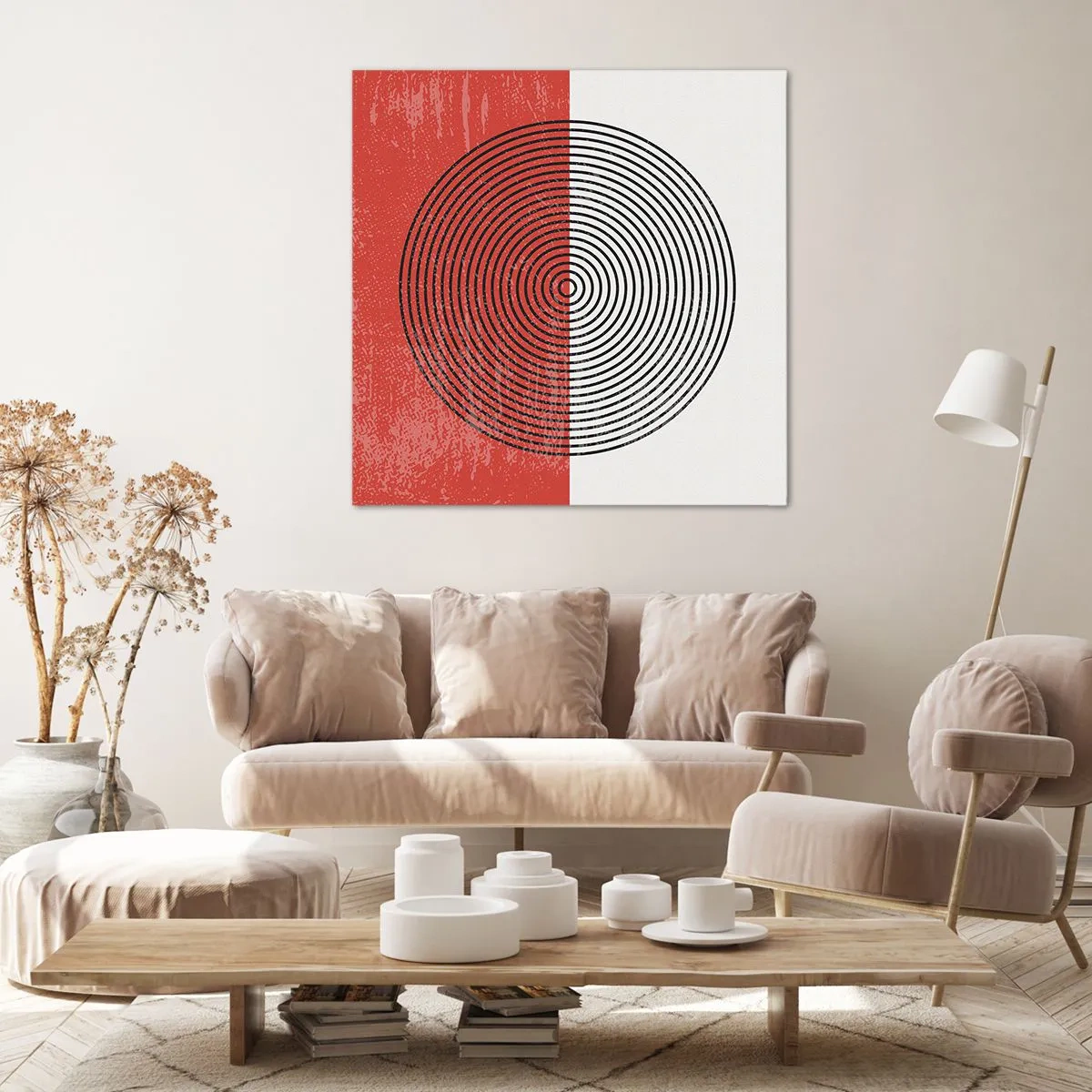 Impression sur toile - Image sur toile - Dans le mille - 70x70 cm