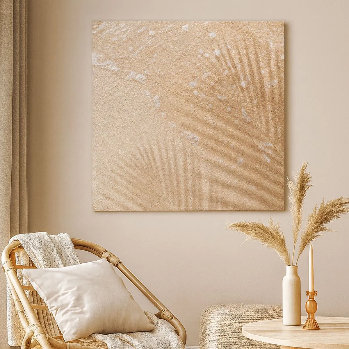 Impression sur toile - Image sur toile - Ombre d'un été chaud - 30x30 cm