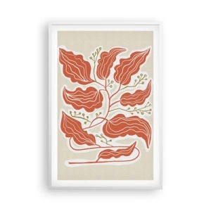 Affiche dans un cadre blanc - Poster - Folk et coloré - 61x91 cm