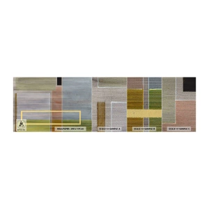 Échantillon de Papier Peint Premium Sand - Simple et calme - Abstraction, Art moderne, Rectangulaires - 100x30 cm