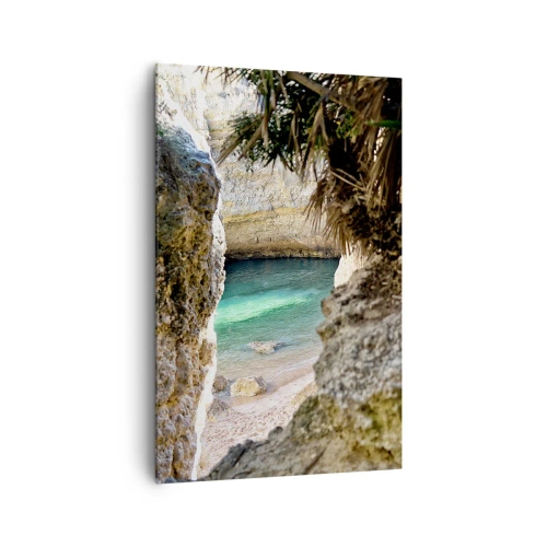 Impression sur toile - Image sur toile - Baie turquoise - 80x120 cm