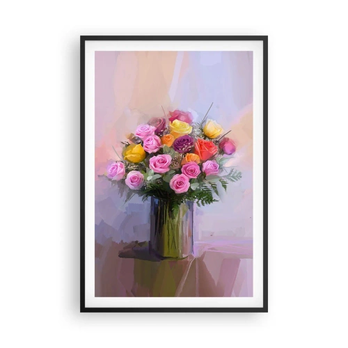 Affiche dans un cadre noir - Poster - Beauté conservée - 61x91 cm