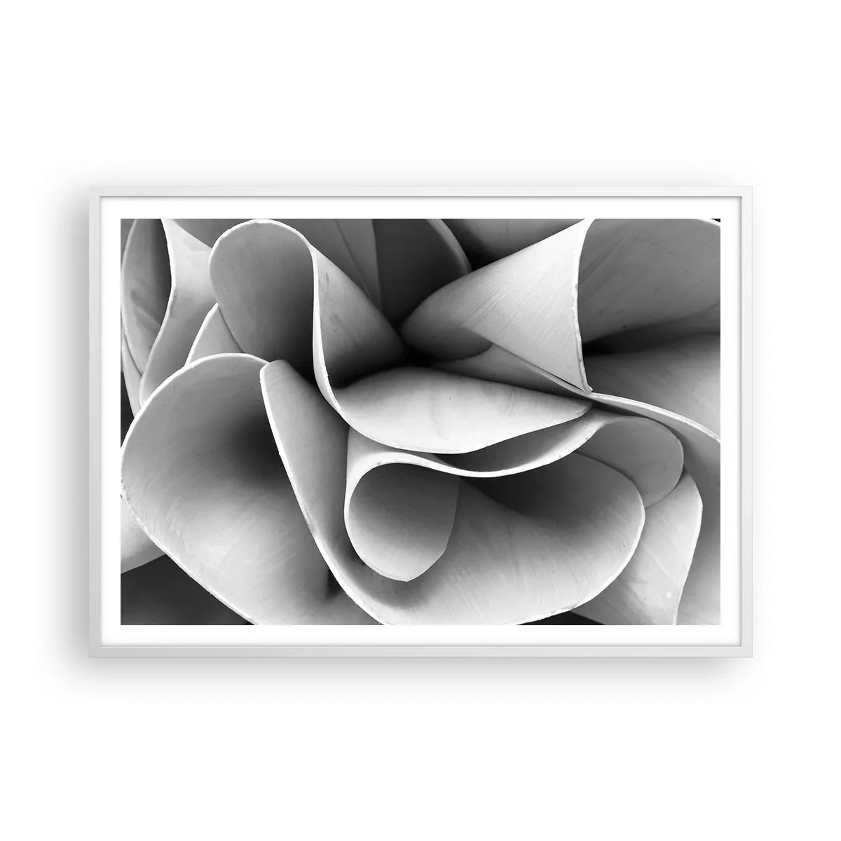 Affiche dans un cadre blanc - Poster - Il s'en passe dans l'espace - 100x70 cm