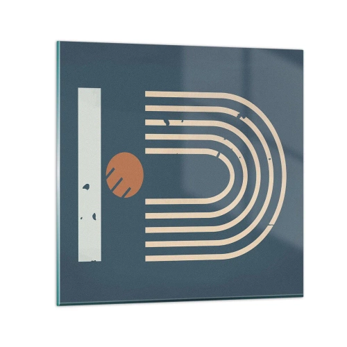 Impression sur verre - Image sur verre - Géométrie sur la grenade - 50x50 cm