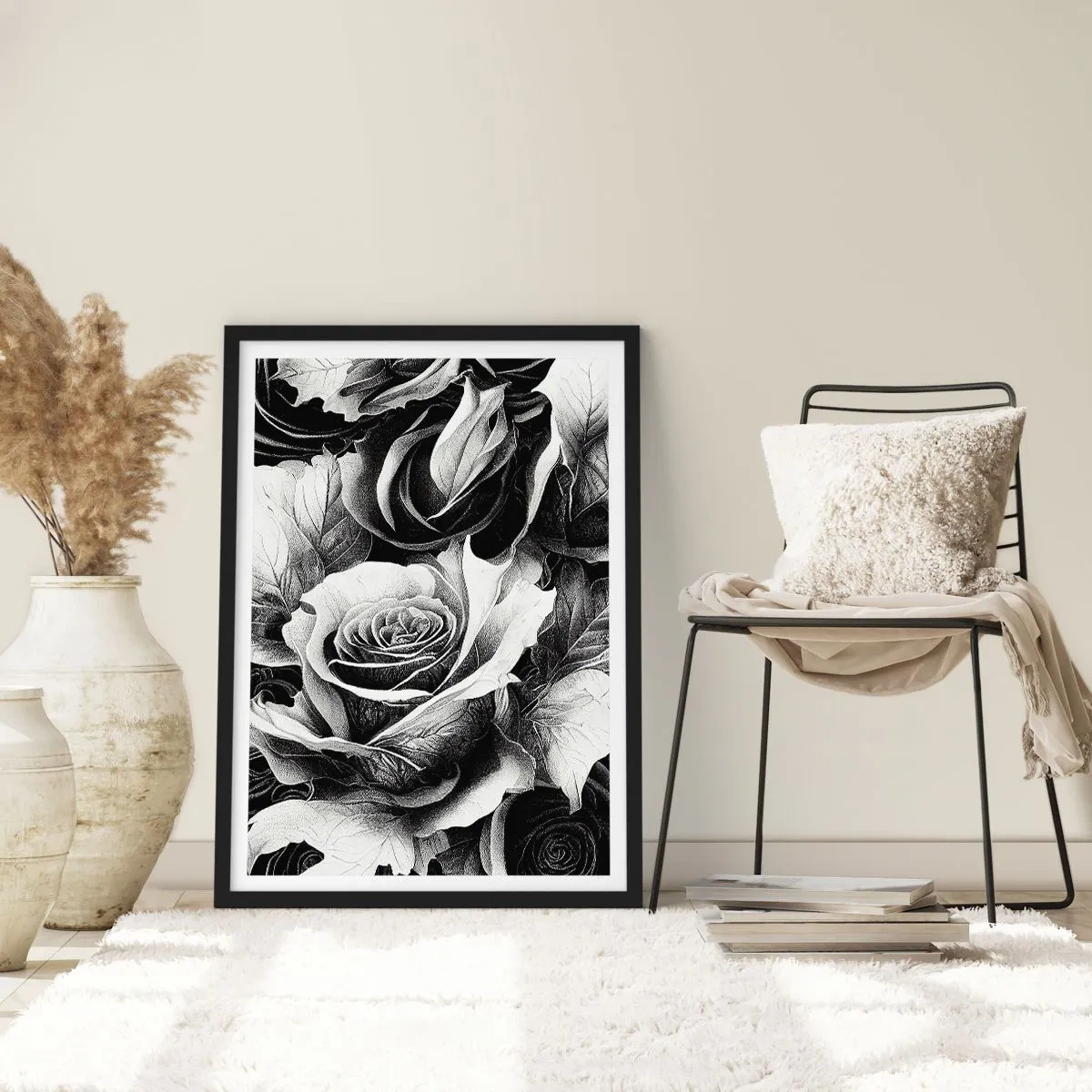 Affiche dans un cadre noir - Poster - Toujours une reine - 70x100 cm