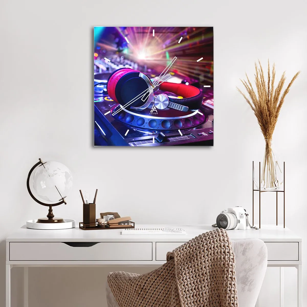 Horloge murale - Pendule murale - Il va s'en passer des choses - 40x40 cm