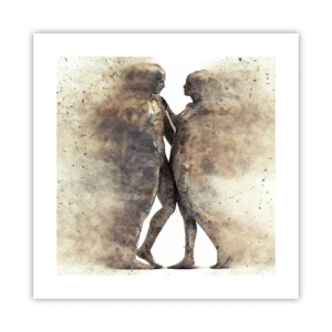 Affiche - Poster - Ils sont sortis de la poussière pour aimer - 40x40 cm