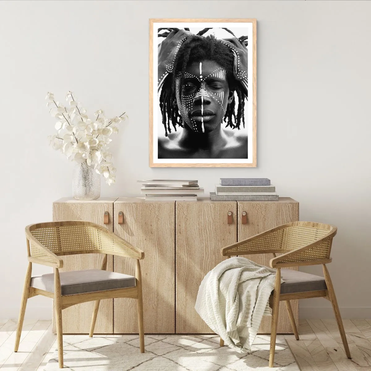 Affiche dans un chêne clair - Poster - Où êtes-vous? - 61x91 cm