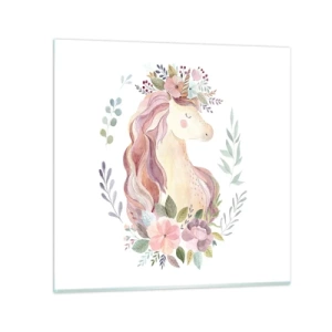 Impression sur verre - Image sur verre - Invitation au monde des contes de fées - 70x70 cm