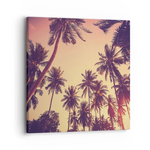 Impression sur toile - Image sur toile - Variation tropicale - 30x30 cm