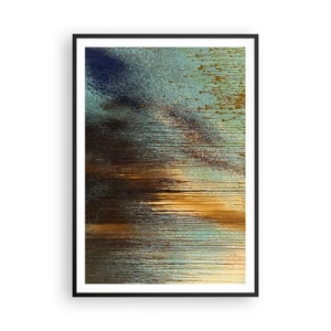 Affiche dans un cadre noir - Poster - Une composition de couleirs non fortuite - 70x100 cm