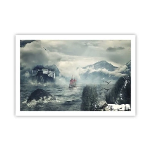 Affiche - Poster - Dans l'eau magique - 91x61 cm