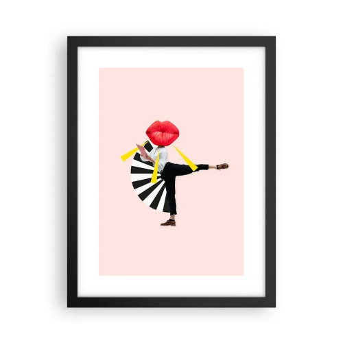 Affiche dans un cadre noir - Poster - Pop-art surréaliste - 30x40 cm