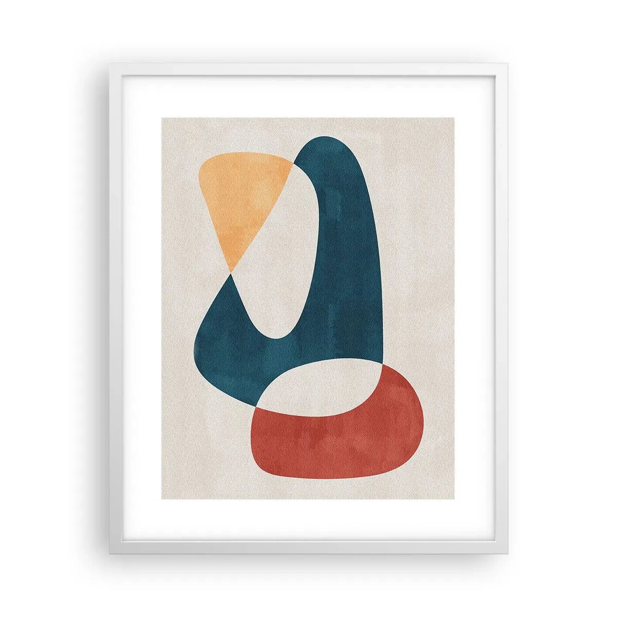 Affiche dans un cadre blanc - Poster - Influences et métamorphoses - 40x50 cm