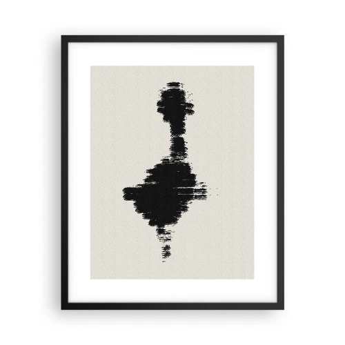 Affiche dans un cadre noir - Poster - Vibrations de l'imagination - 40x50 cm