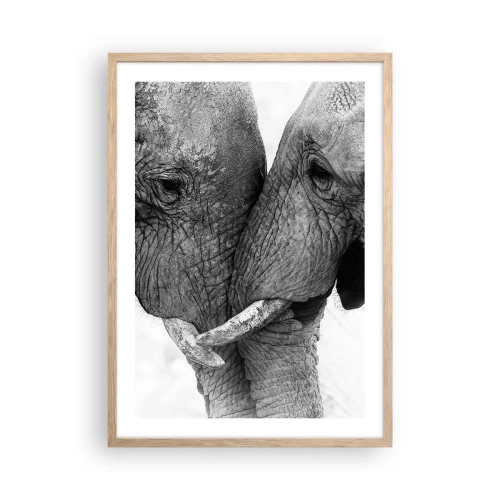 Affiche dans un chêne clair - Poster - Confession sincère - 50x70 cm