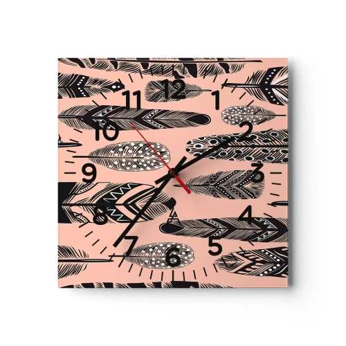 Horloge murale - Pendule murale - Collection indienne - 40x40 cm
