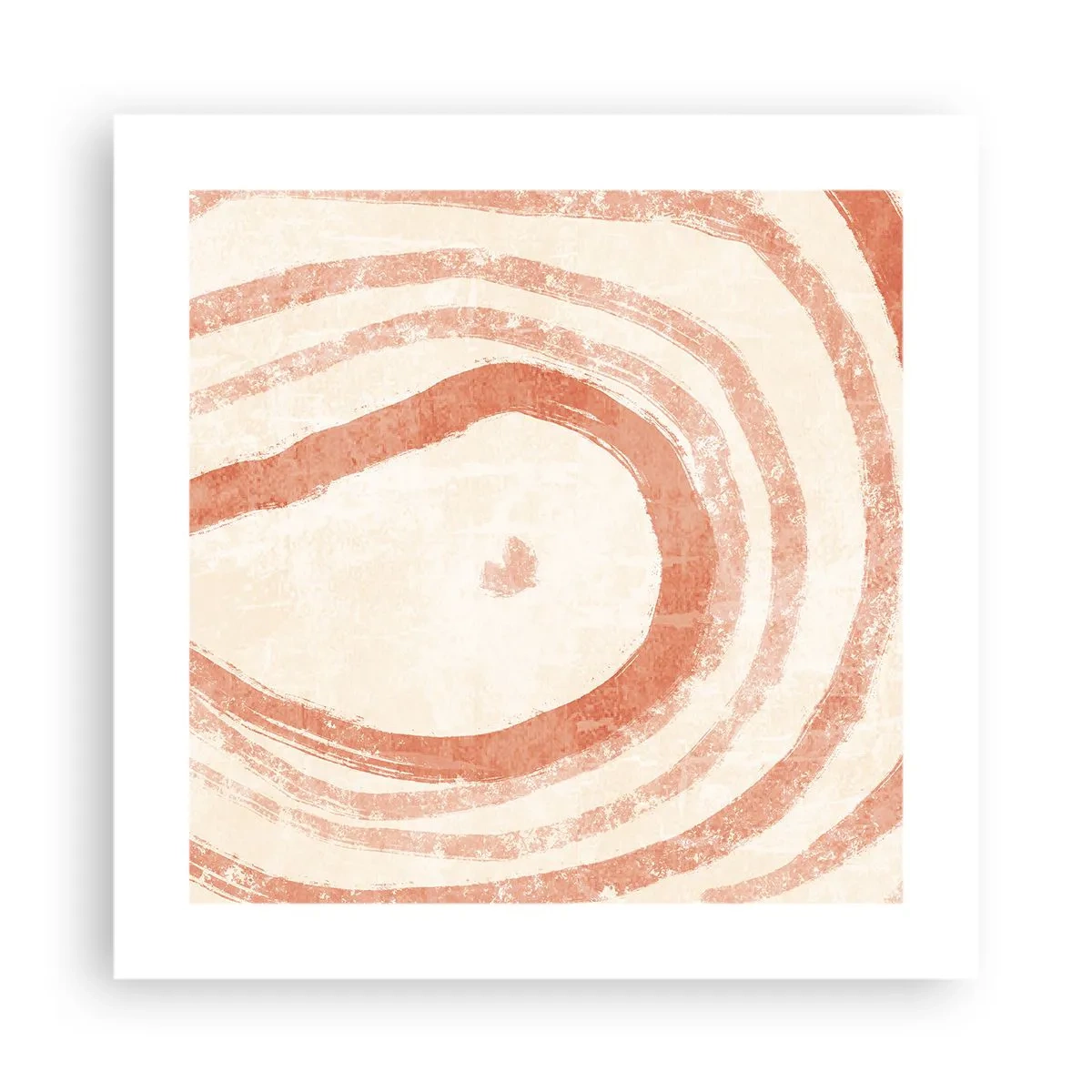 Affiche - Poster - Cercles de corail – composition - 40x40 cm
