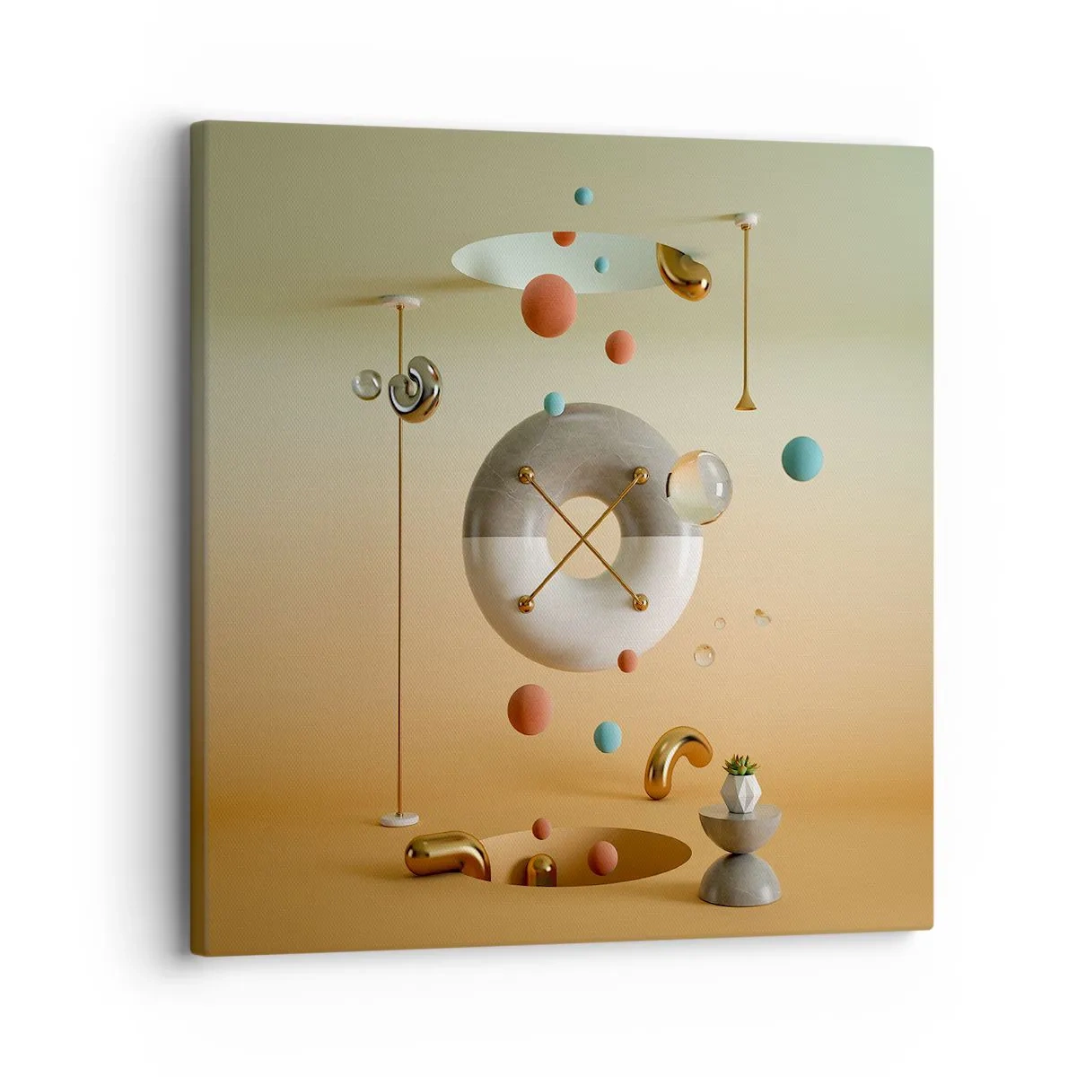 Impression sur toile - Image sur toile - Tout peut arriver - 30x30 cm