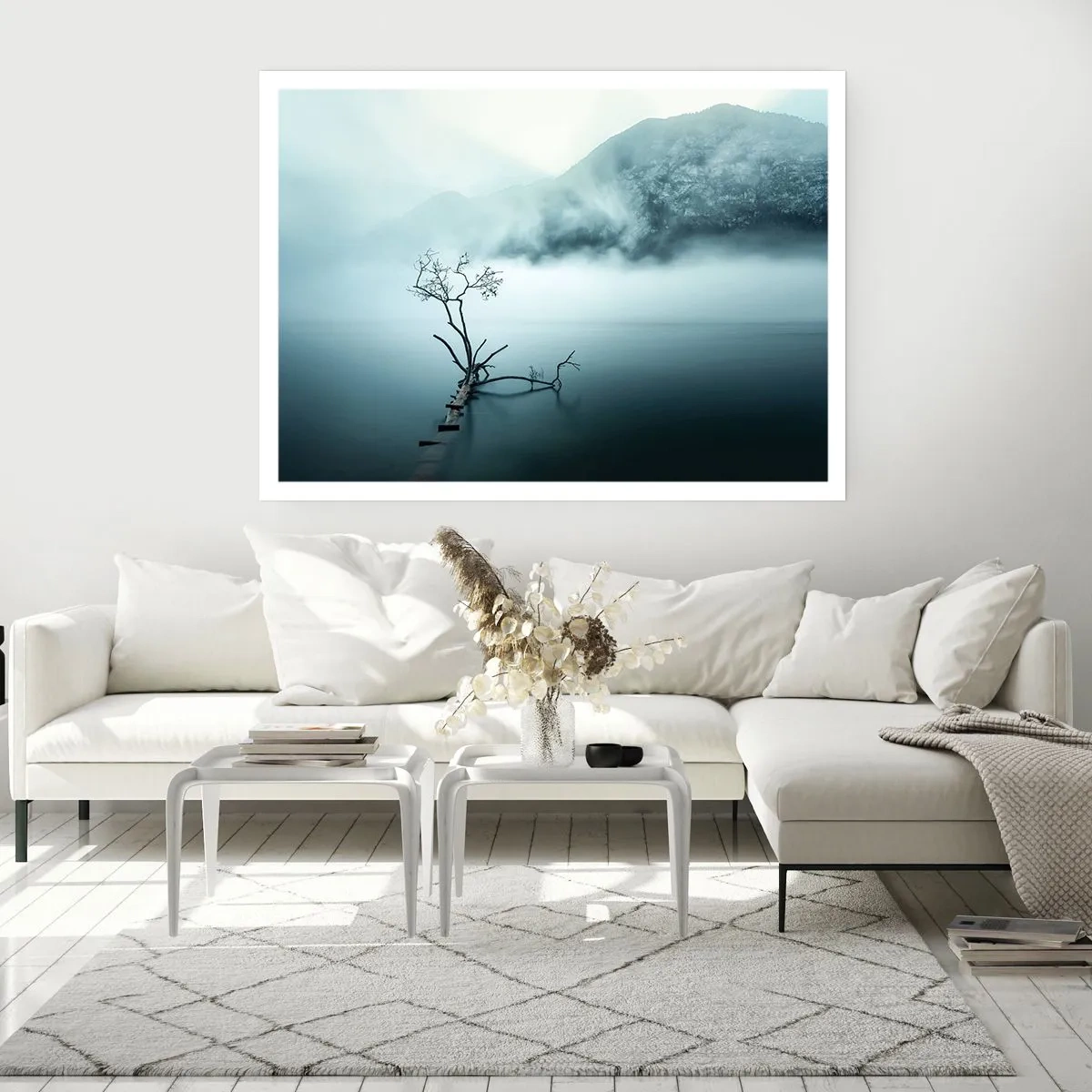 Affiche - Poster - D'eau et de brouillard - 91x61 cm