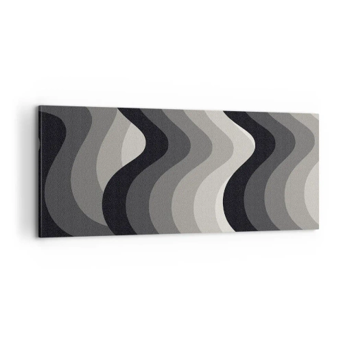 Impression sur toile - Image sur toile - Vague après vague - 100x40 cm