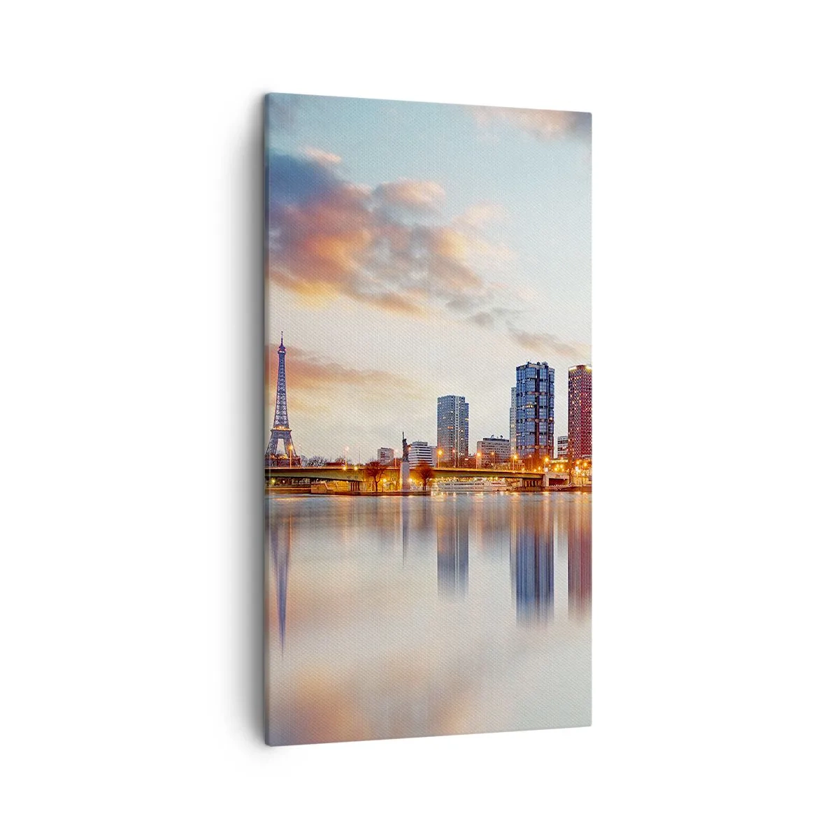 Impression sur toile - Image sur toile - La tranquillité monumentale de Paris - 45x80 cm