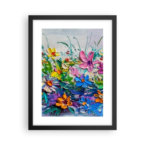 Affiche dans un cadre noir - Poster - Absolument pas une nature morte - 30x40 cm