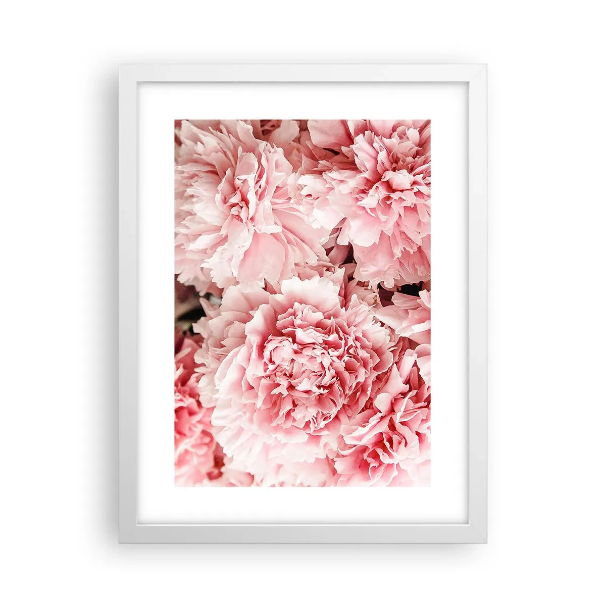 Affiche dans un cadre blanc - Poster - Rêve rose - 30x40 cm